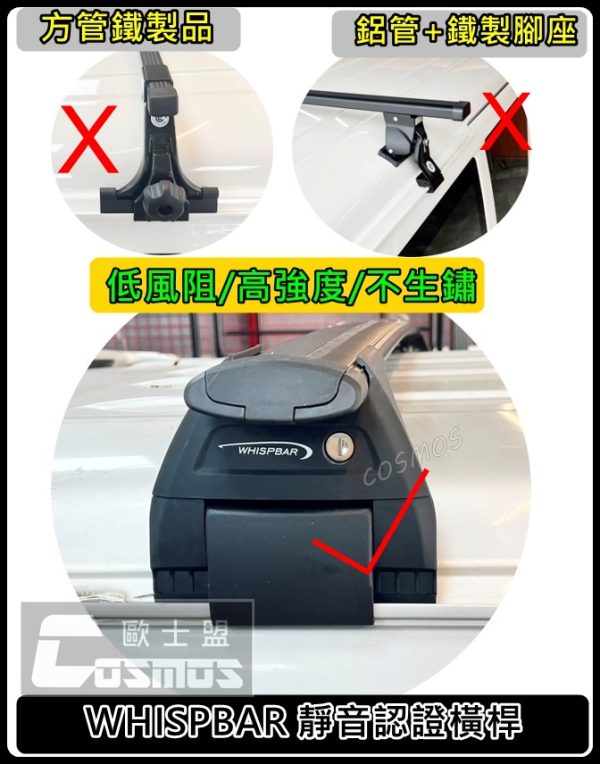 WHISPBAR 突出式 認證靜音橫桿：圖片 4