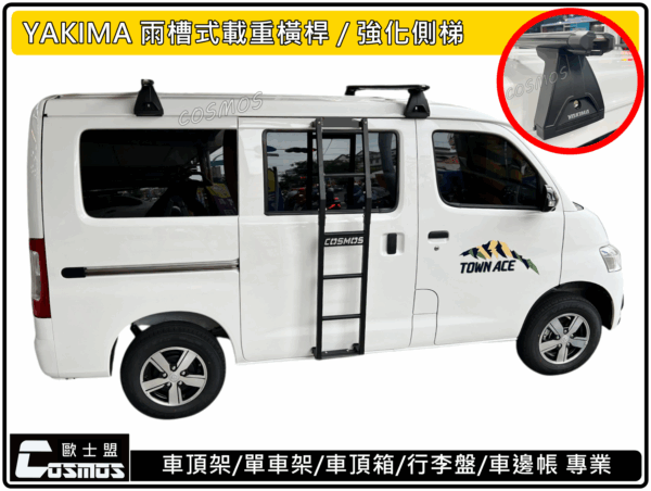 YAKIMA 雨槽載重型 橫桿(黑)：圖片 4
