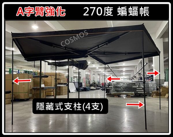 COSMOS 歐士盟 270度強化A字臂車邊帳：圖片 3